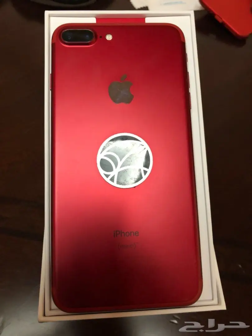 ايفون s7 plus احمر للبيع نظيف (image 4)
