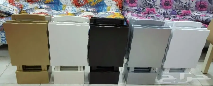 طاولات شنطة 4 قطع جديدة بالكرتون خشب