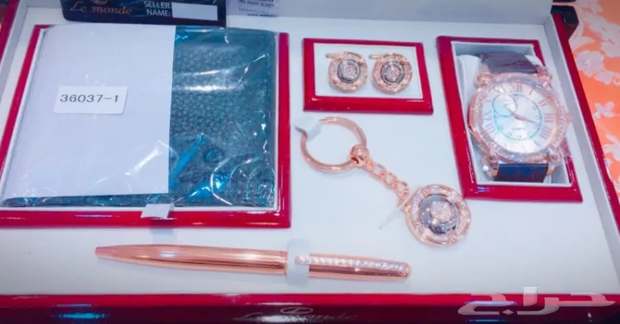 جديد 2018 طقم هديه رجالي فخم بكل مكوناته  (image 9)