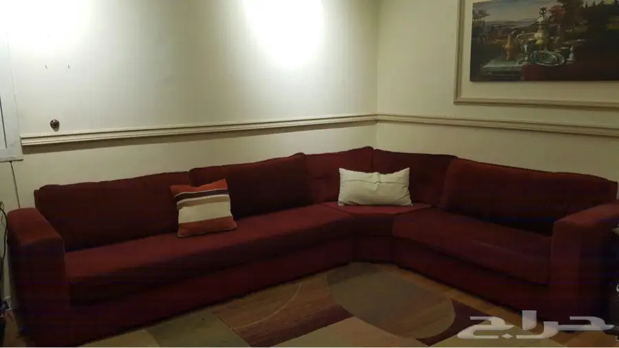 جده - كنب احمر حالة (image 1)
