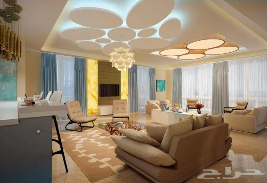 جبس بورد وجبس مغربي قواطع جبس ديكورات جبسيه د