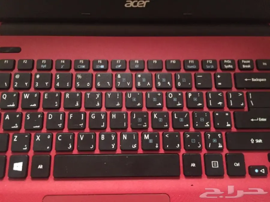لابتوب ايسر احمر للبيع  (image 2)