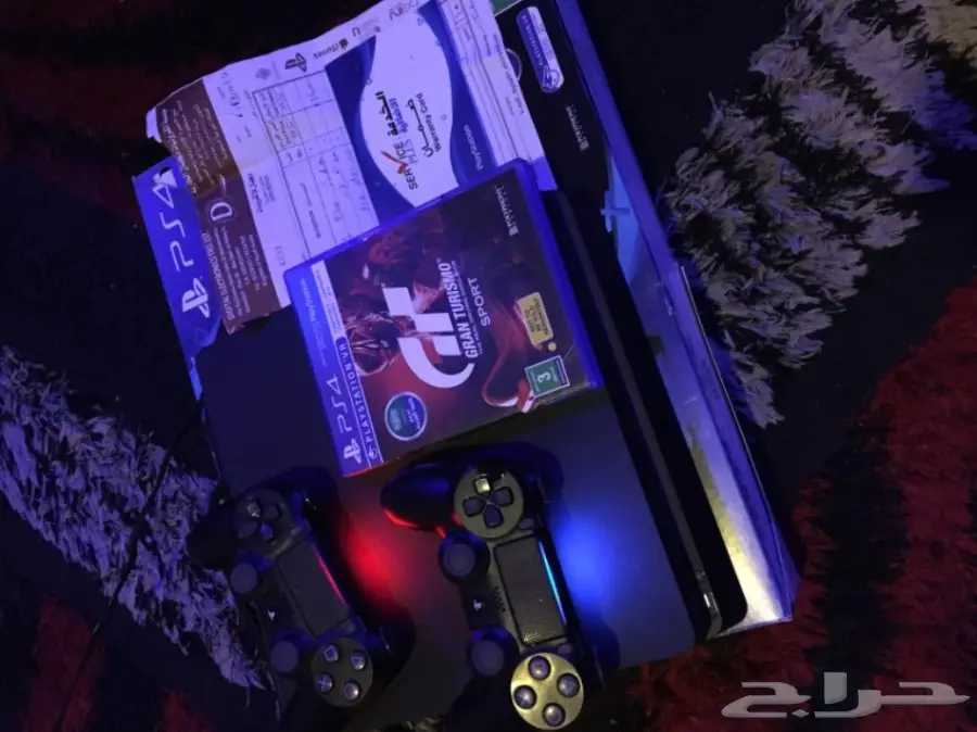 بلاستيشن 4 مع ضمان اخو الجديد للبيع  (image 3)