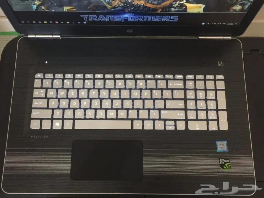لا بتوب hp pavilion 17t شاشة 17.3 للالعاب
