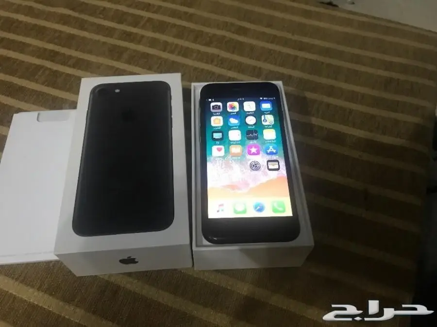 للبيع ايفون 7 256G عادي اسود مطفي نضيف (image 5)