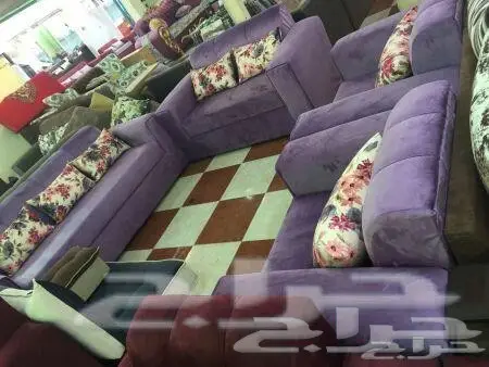 أطقم كنب جديد بسعر مغري ب 1500 سعر جمله (image 1)