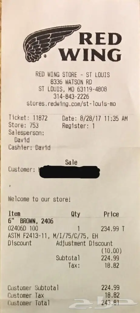  Red wings  Safety shoes (image 1)