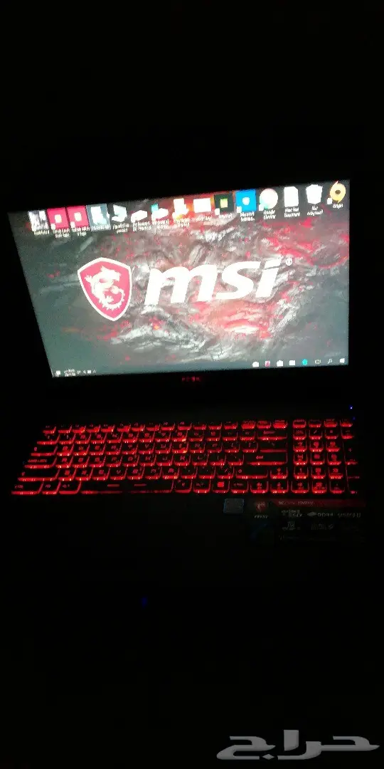 للبيع لابتوب قيمنق Msi