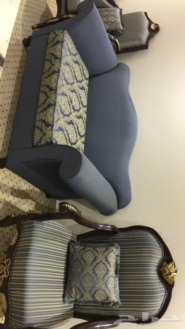 كنب ازرق رائع للبيع (image 1)