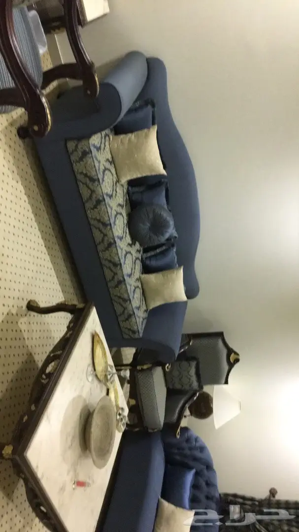 كنب ازرق رائع للبيع (image 5)