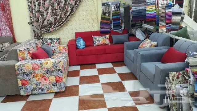 أطقم كنب جديد بسعر مغري ب 1500 سعر جمله (image 4)