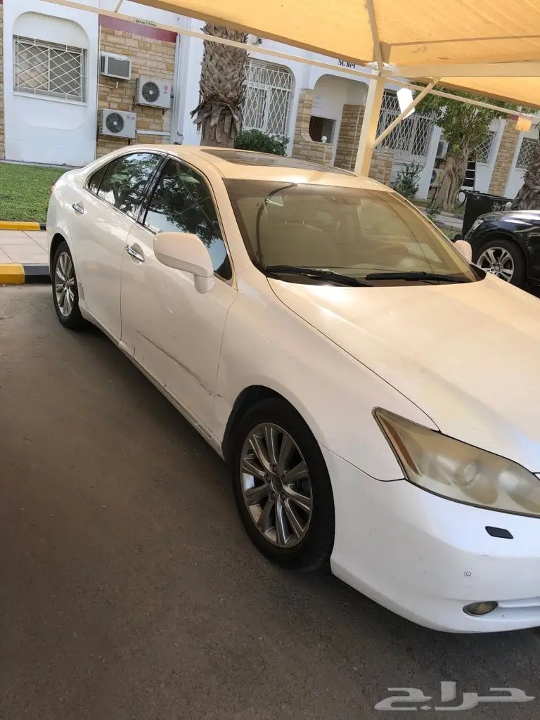 لكزس ES 350 2007 ابيض داخلي بيج