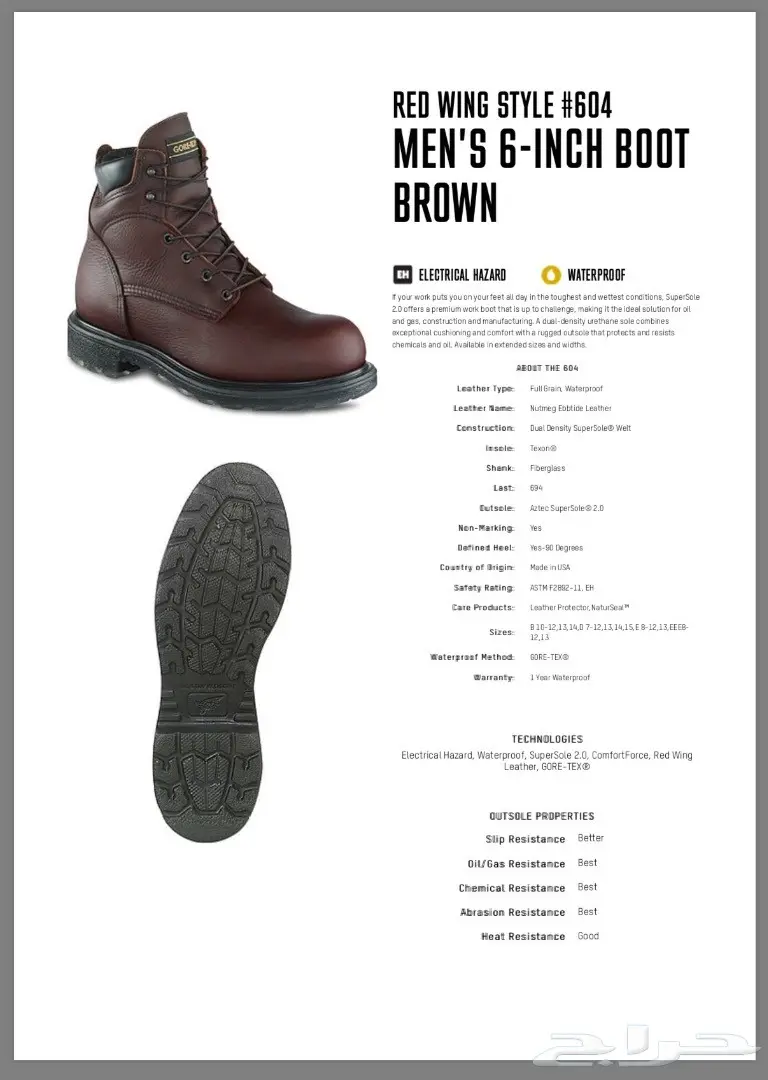  Red wings  Safety shoes (image 2)