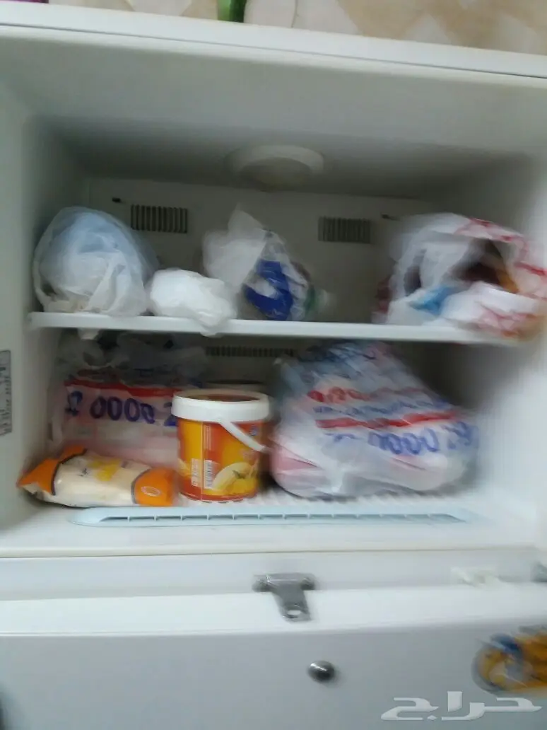 ثلاجة ال جى 20 قدم لون ابيض بابين نظام نو فوس (image 2)