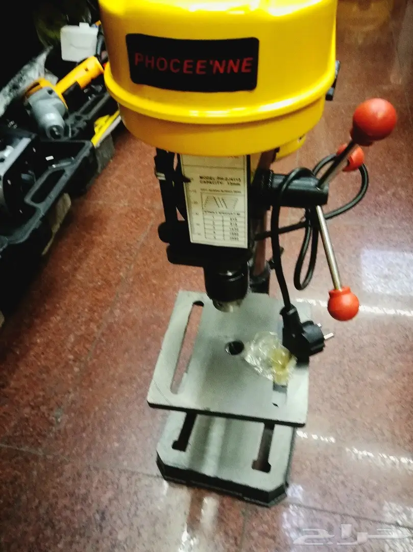 دريل ثابت عمودي - مثالي للورش والحدادة