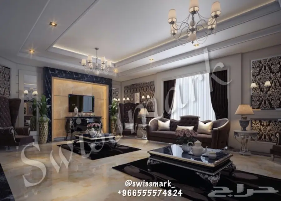 مصمم ديكور  فلل مودرن  (فخامة وتميز) (image 8)