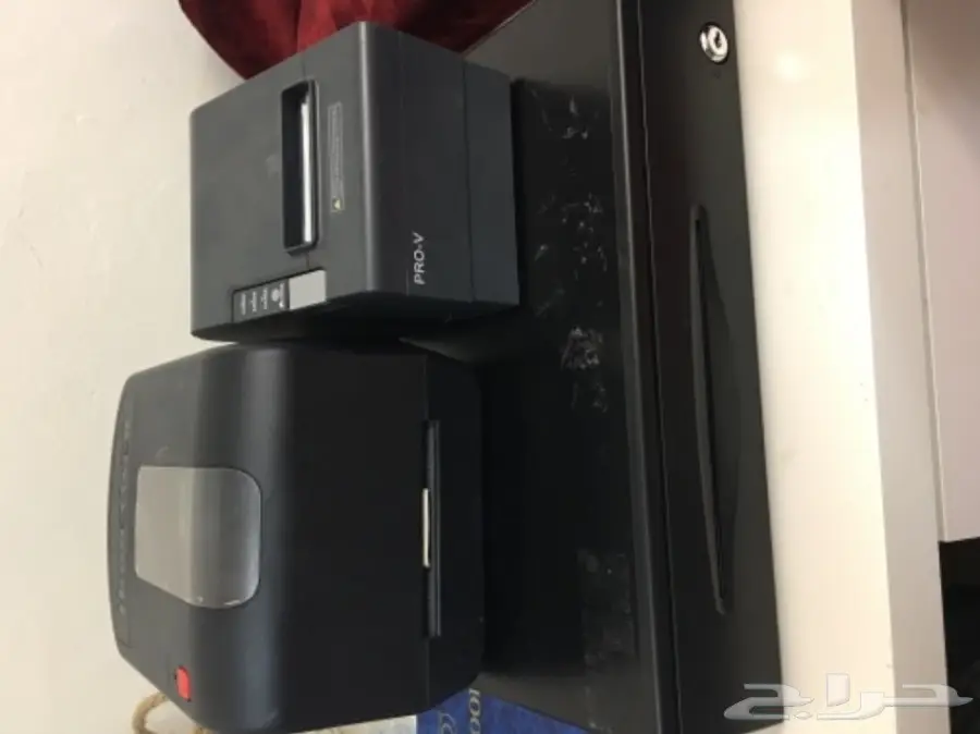 طابعة باركود وطابعة فواتير ودرج كاشير وقارئ 