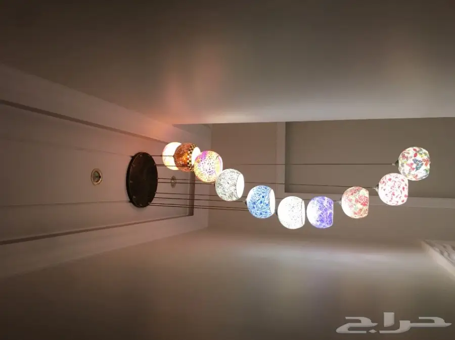 ثريا ملونة ديكورية (image 2)