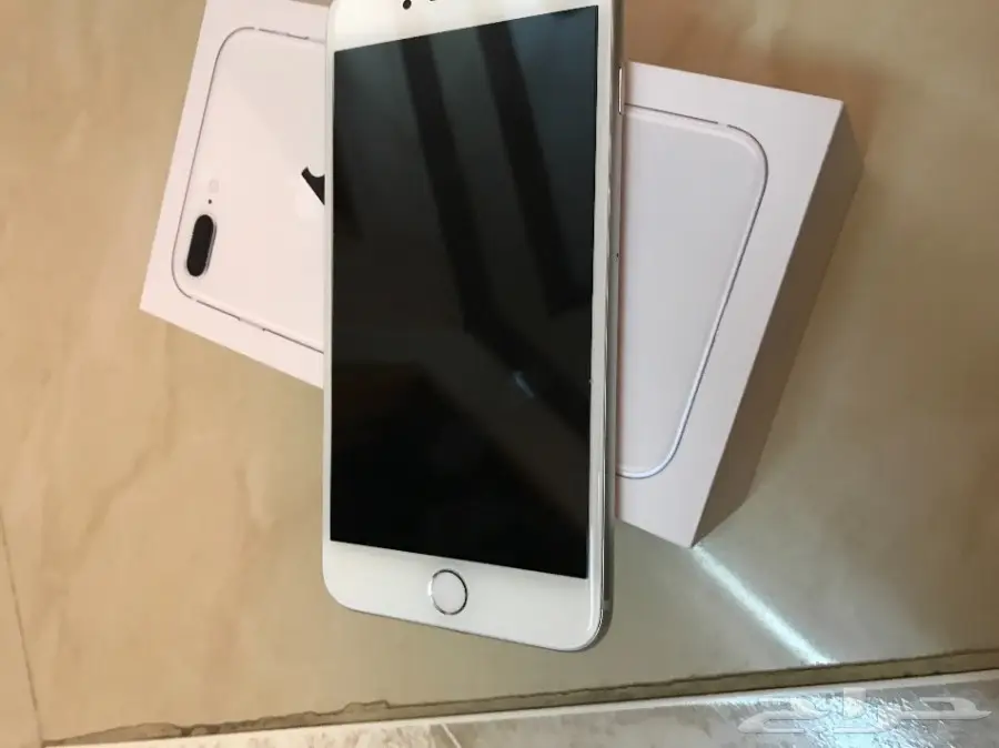 للبيع ايفون 8 بلص سلفر جديد استخدام يومين (image 3)