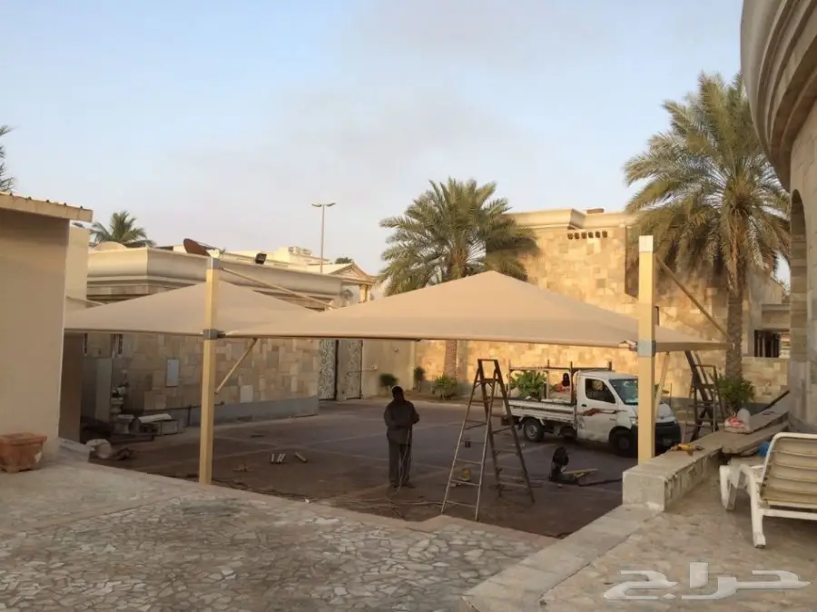 سواتر مكة - مظلات مكة - برجولات سيارات حدائق (image 25)