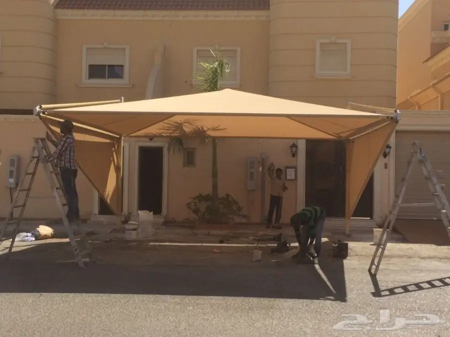 سواتر مكة - مظلات مكة - برجولات سيارات حدائق (image 48)