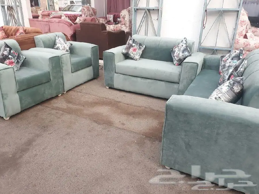 أطقم كنب جديد بسعر مغري ب 1500 سعر جمله (image 13)