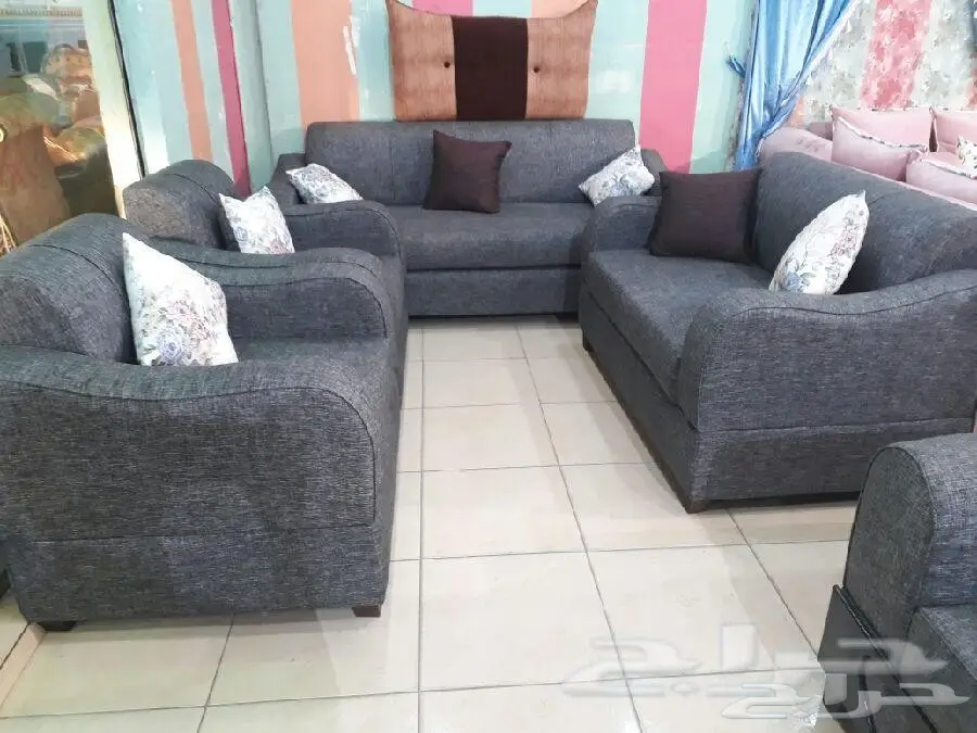 أطقم كنب جديد بسعر مغري ب 1500 سعر جمله (image 19)