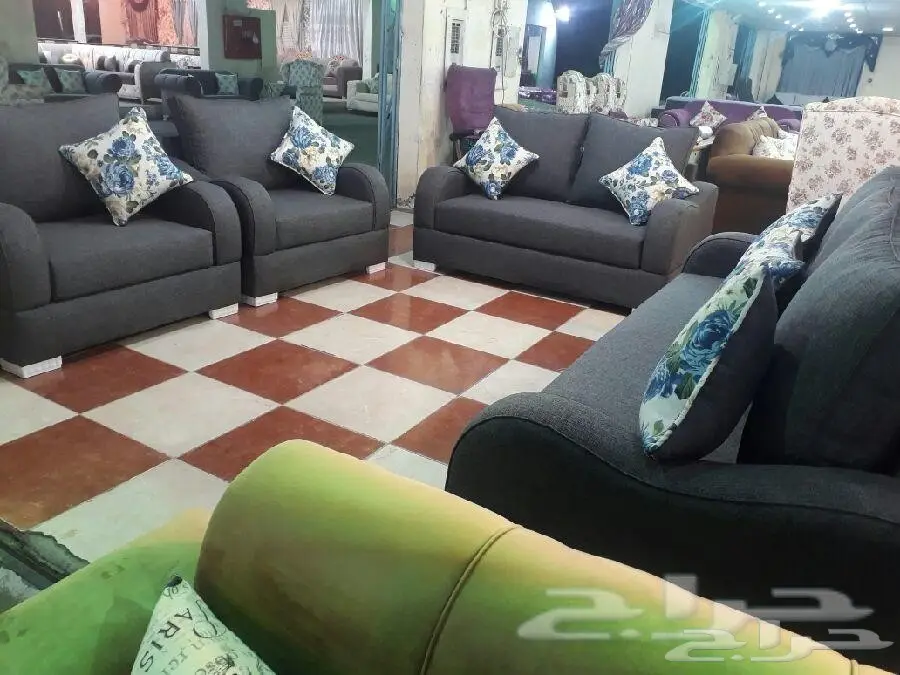 أطقم كنب جديد بسعر مغري ب 1500 سعر جمله (image 21)