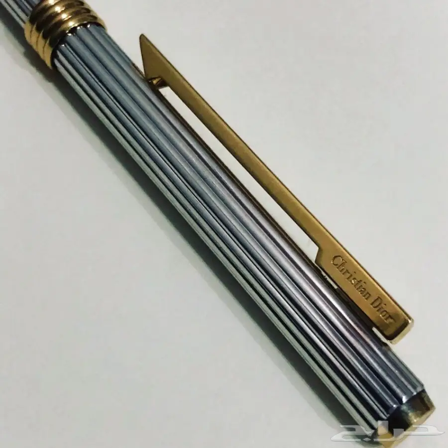 قلم كريستين ديور فضة  (image 2)