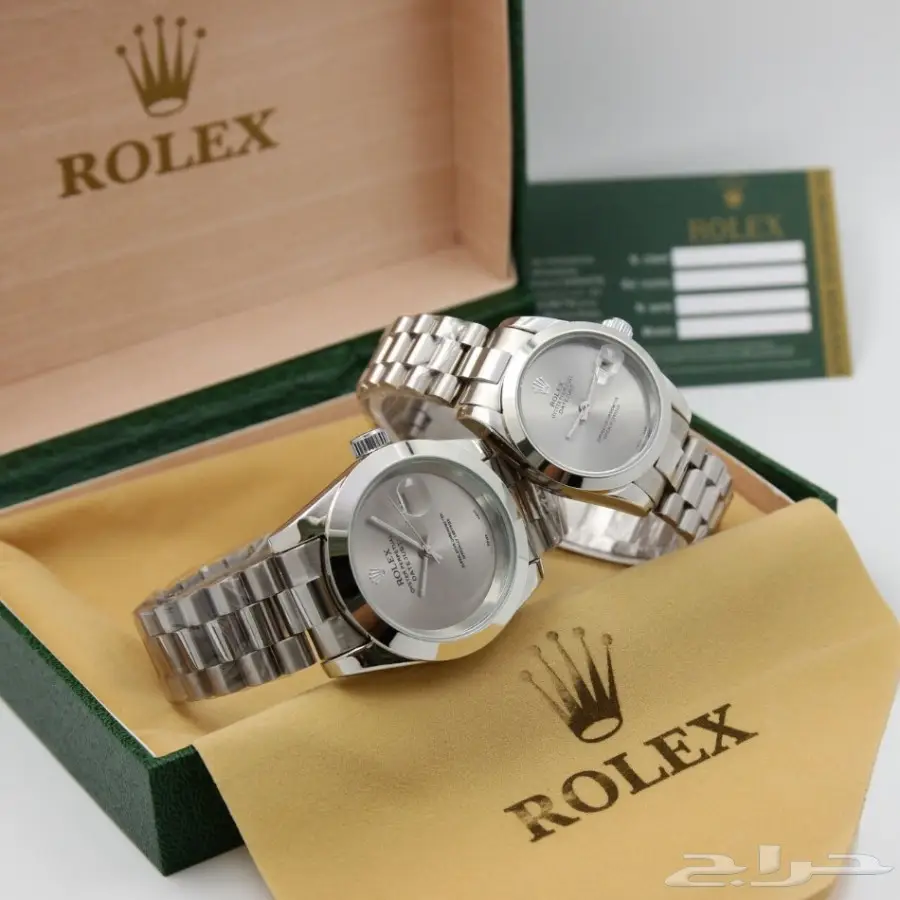 اطقم ماركة رولكس رجالي نسائي جودة ممتازة جدآ (image 2)