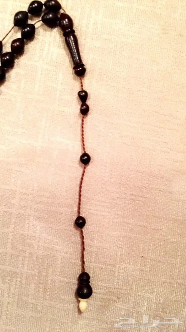 مزاد رقم(76)  لمدة ساعتين سبحة حجر حبات صغير (image 2)