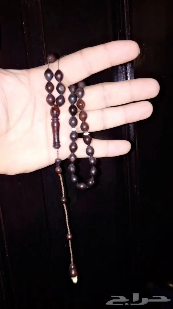 مزاد رقم(76)  لمدة ساعتين سبحة حجر حبات صغير (image 4)