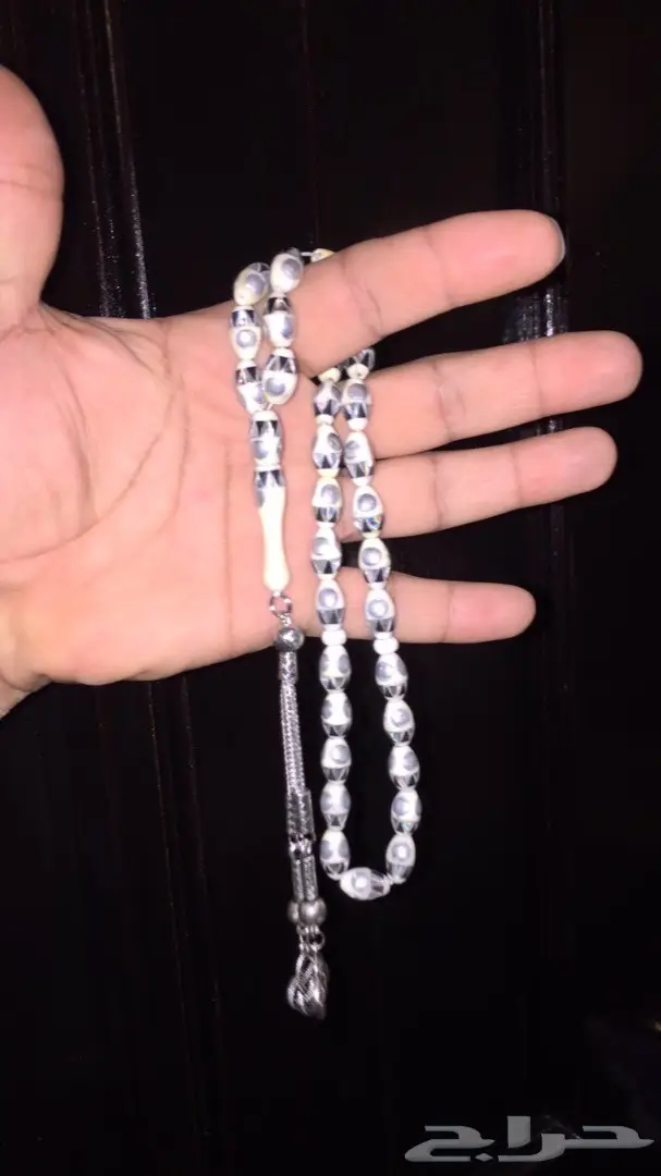 مزاد رقم(77) لمدة ساعتين فقط سبحه عاج مطعم (image 2)