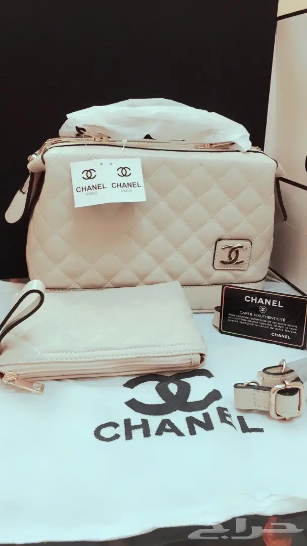 شنط شانيل. طبق الاصلي مع كرون ماركه  (image 20)