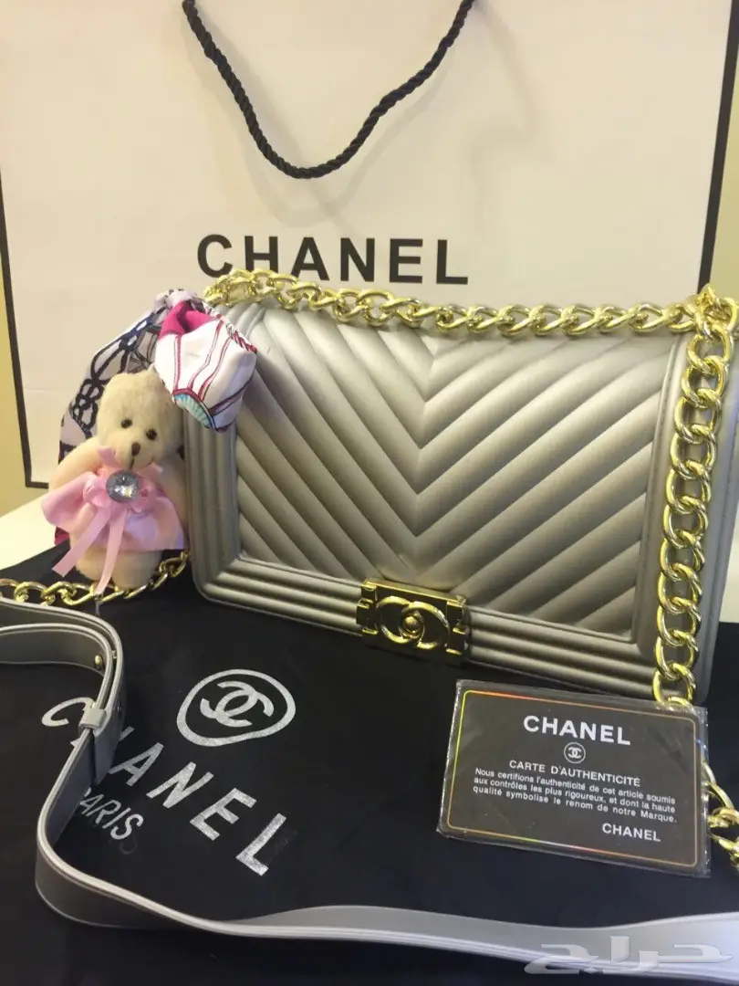 شنط شانيل. طبق الاصلي مع كرون ماركه  (image 10)