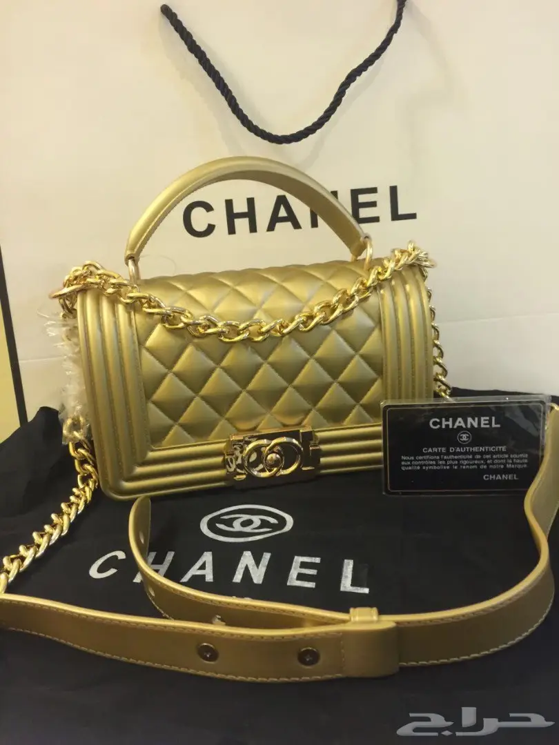 شنط شانيل. طبق الاصلي مع كرون ماركه  (image 11)