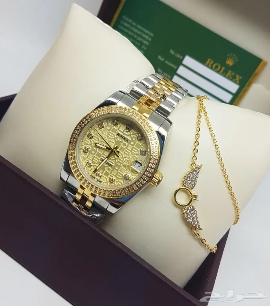 رولكس نسائي كلاسيك وشنط شانيل (image 9)