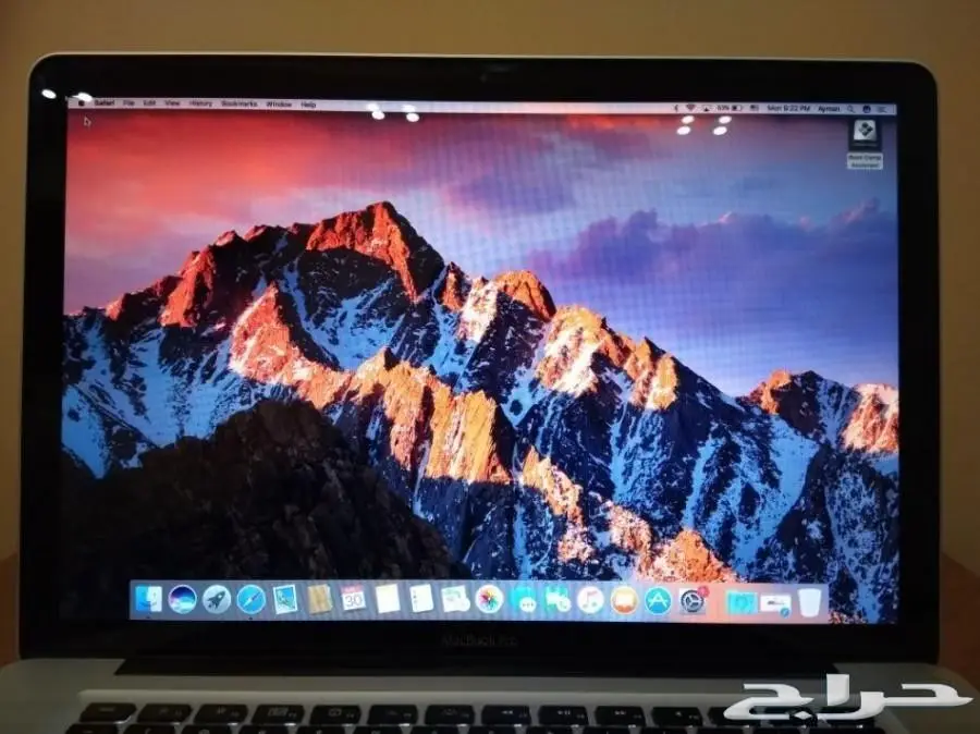   ماك بوك برو 15 انش مع فيس تايم(البيع مستعجل (image 3)