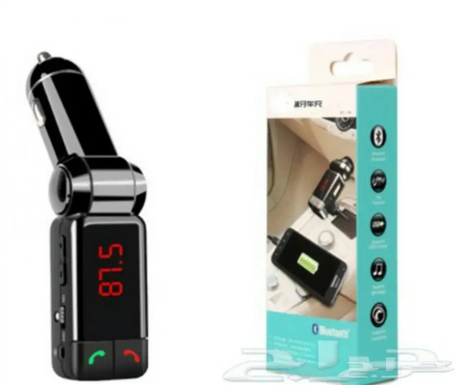 وصله بلوتوث ومنفذين شاحن وUSBوAUX ب 55 ريال (image 5)