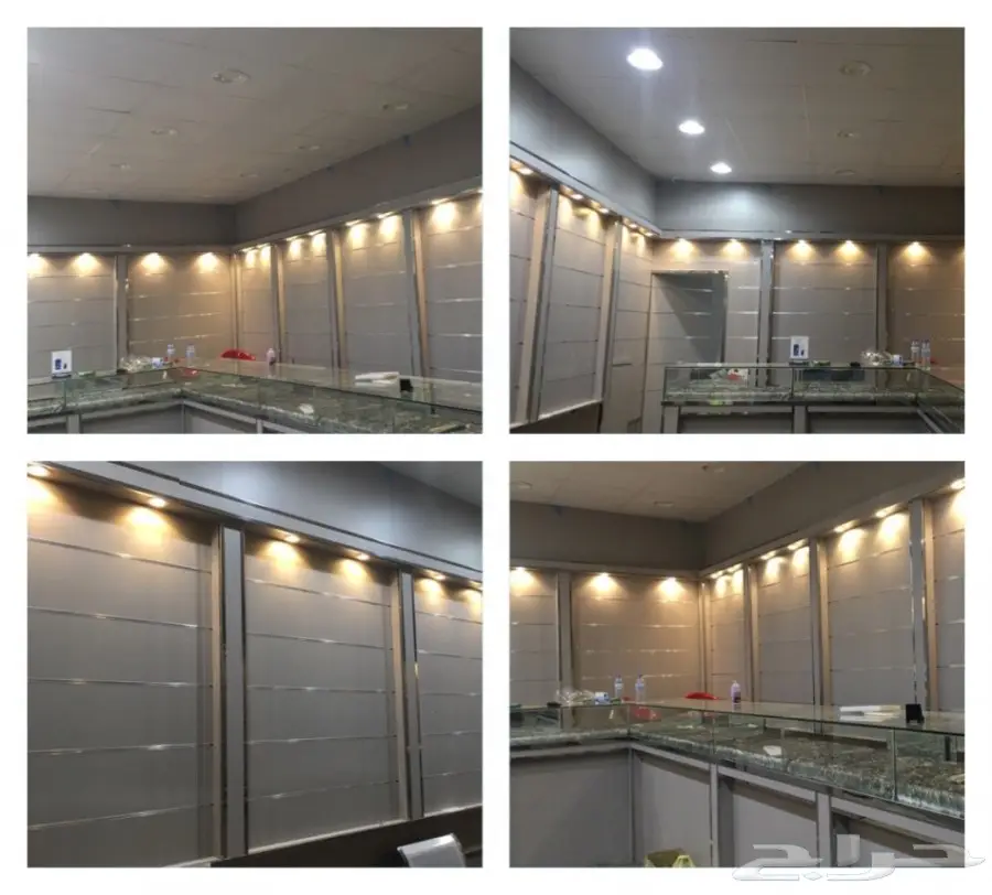 ديكور مع سقف مستعار للجوالات اربع جهات 