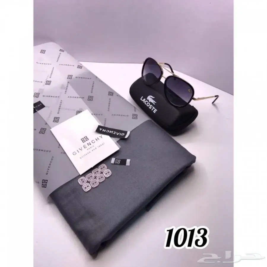 قماش جفنشي مع نظارة لاكوست410 (image 1)