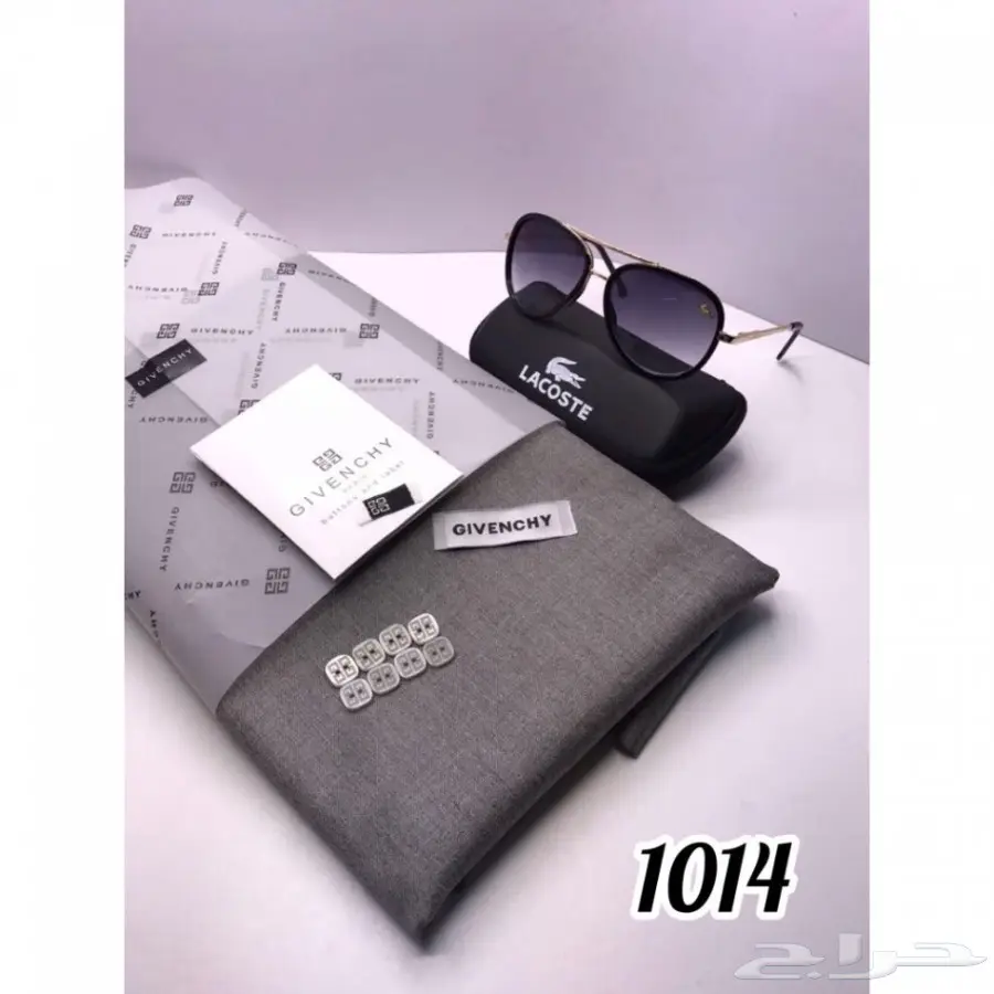 قماش جفنشي مع نظارة لاكوست410 (image 2)