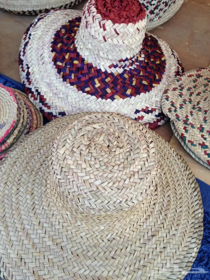 قبعات خوص للبيع - hand woven palm hats sale 0