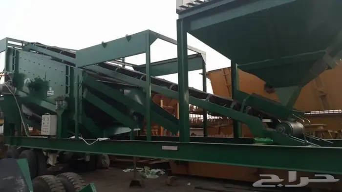 غربال رمل كسارة متحرك  2