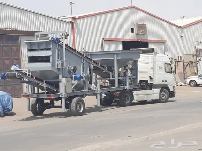 غربال رمل كسارة متحرك  1