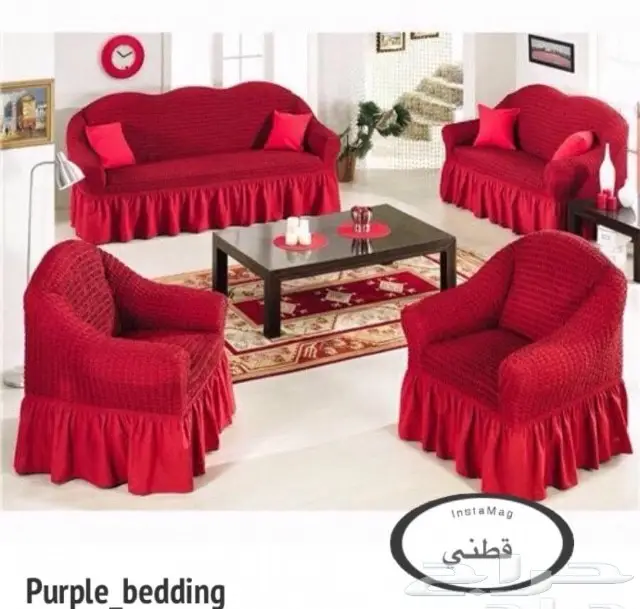 تلبيسات كنب قطني 13