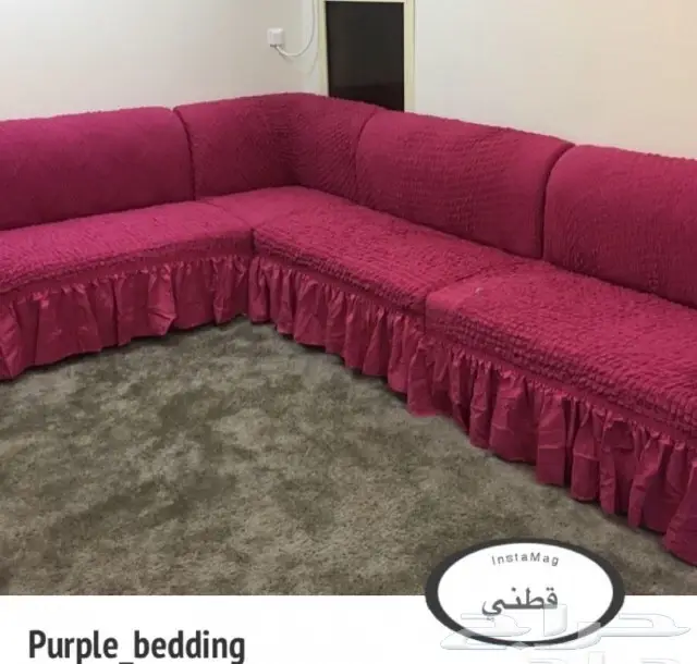 تلبيسات كنب قطني 21