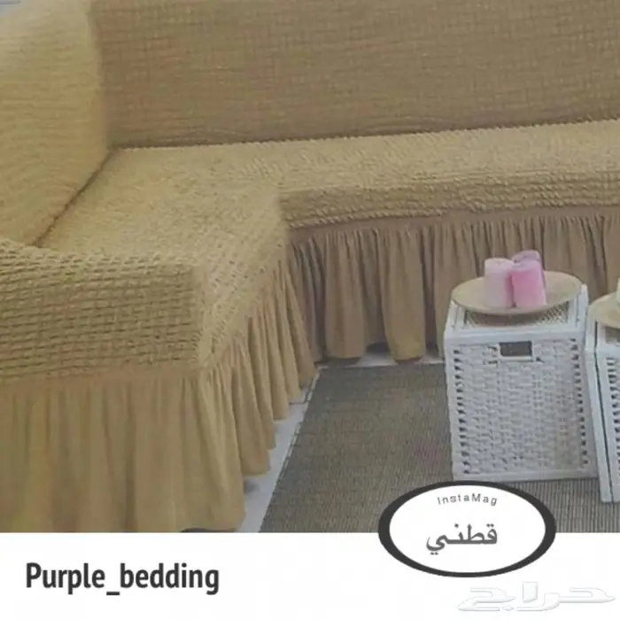 تلبيسات الكنب المتصل حرف (L) 23