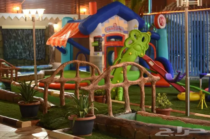 شاليه واستراحة الشلال للألعاب المائية 5