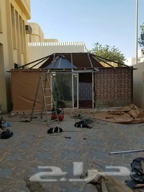 غطيان جلسات تلبيس خيم مظلات سواتر اشرعةوخيم (image 14)